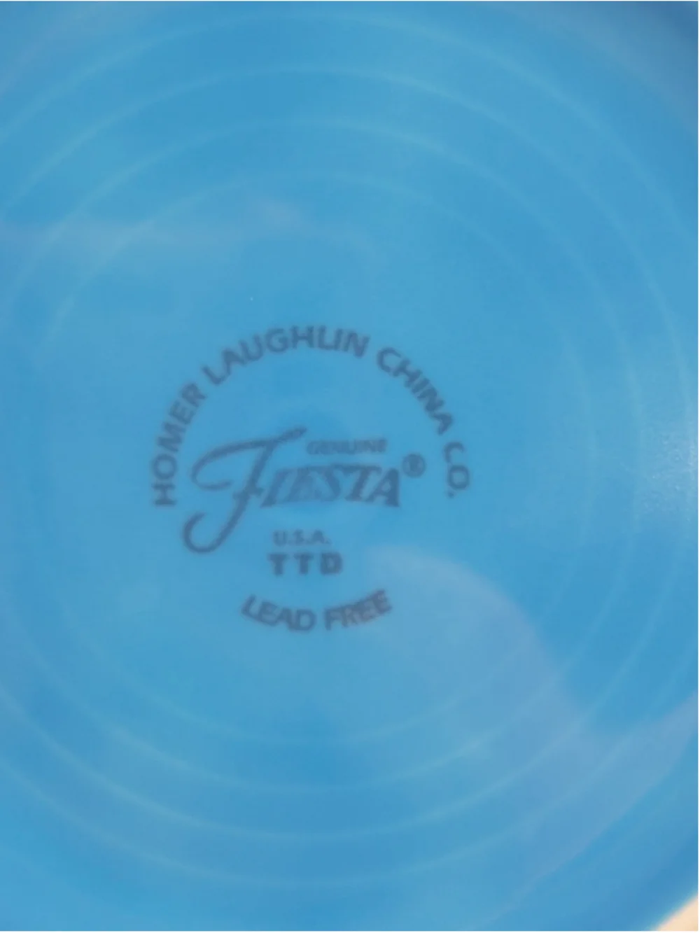 Fiesta Peacock Flower Pot Saucer Betty Crocker Fiestaware